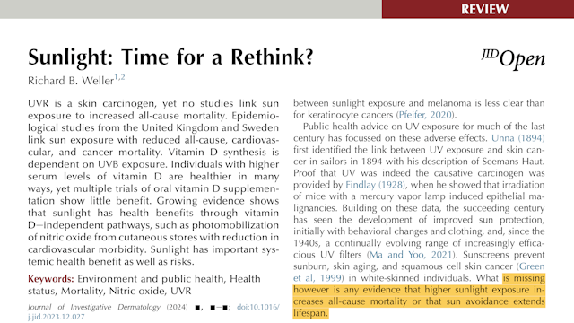 Summary: Sunlight, Time for a Rethink